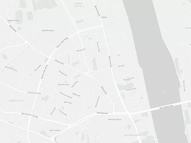 Karte Bonn
